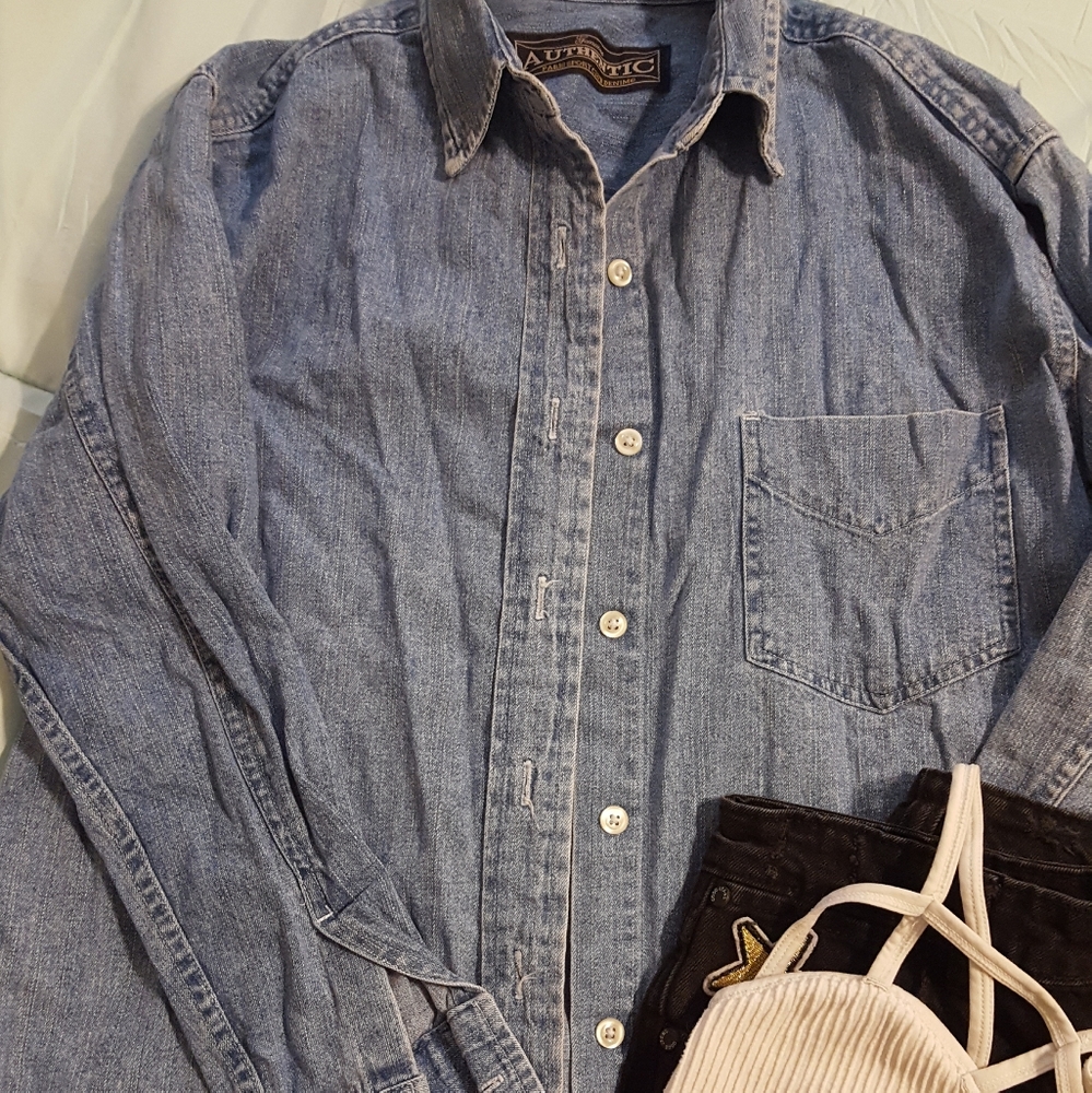 Authentic Denim Button Up